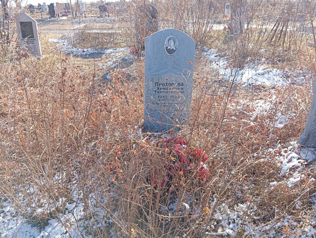 Прохорова Христинья Терентьевна