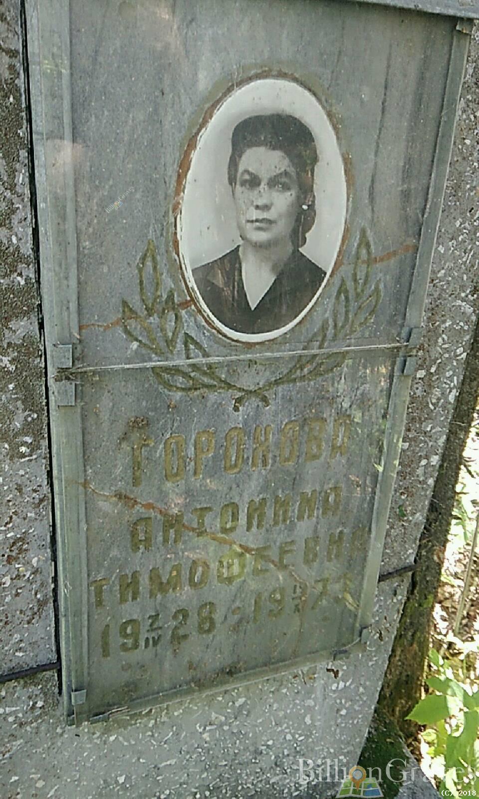 Горохова Антонина Тимофеевна