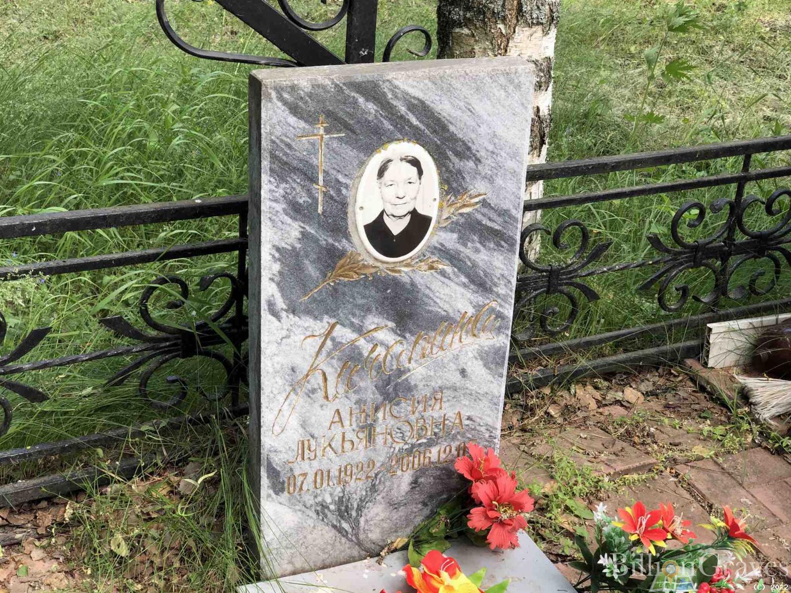 Кичапина Анисия Лукьяновна