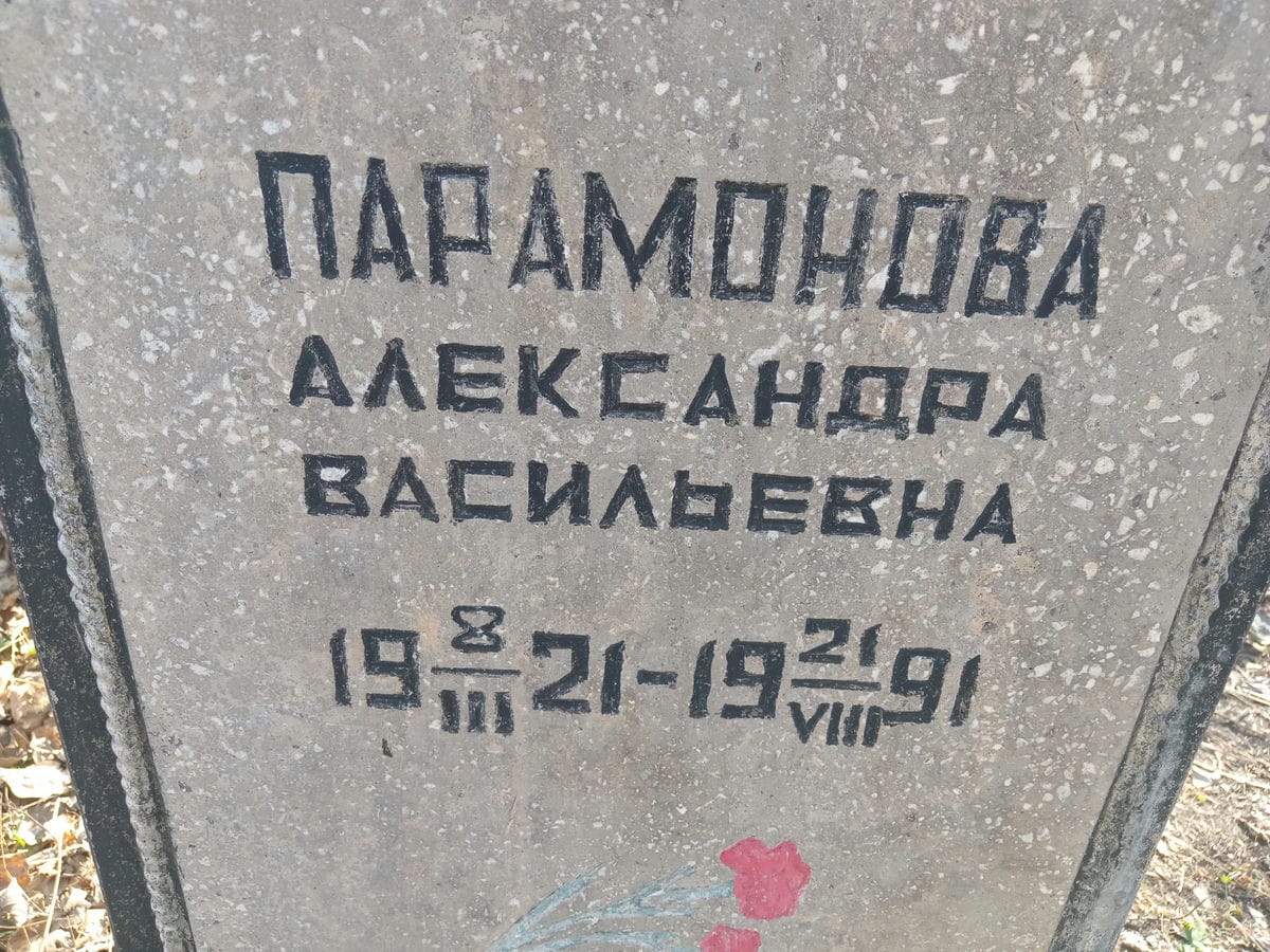 Парамонова Александра Васильевна
