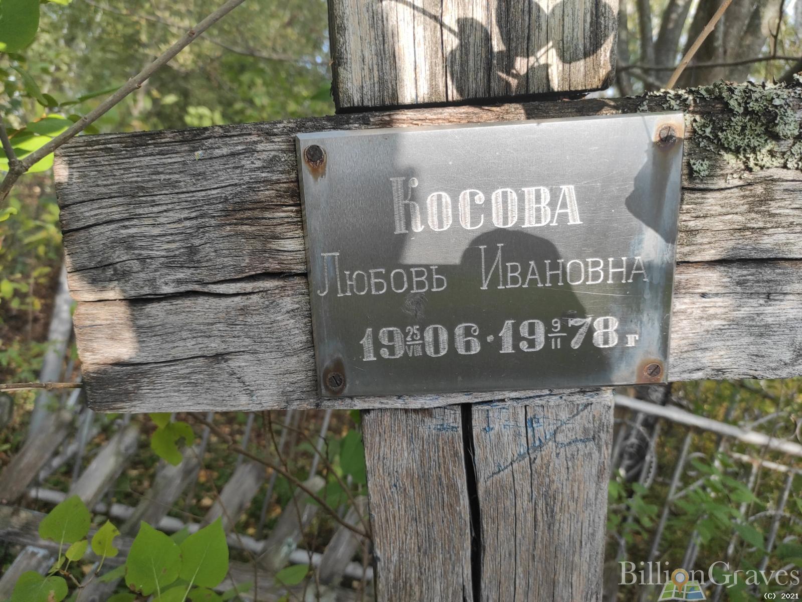 Косова Любовь Ивановна