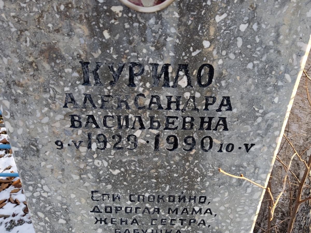 Курило Александра Васильевна