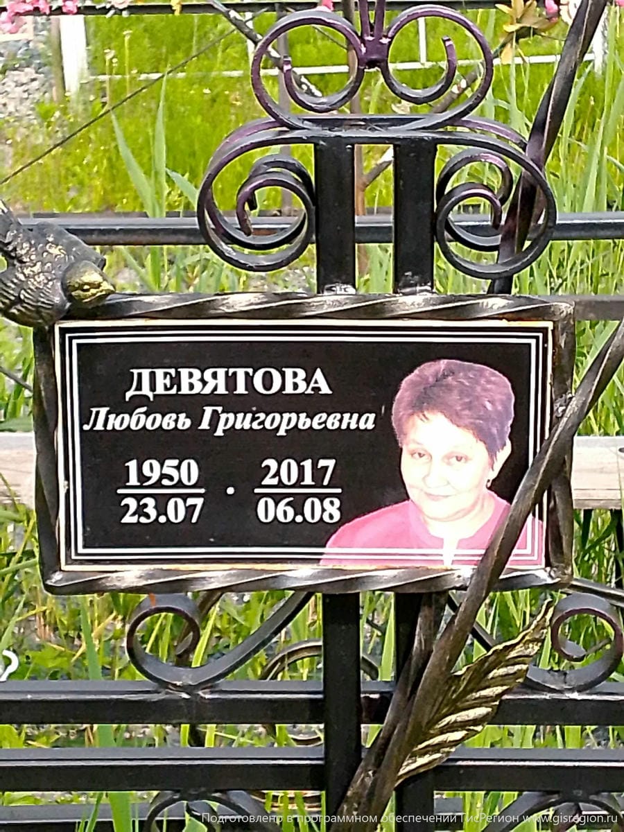 Девятова Любовь Григорьевна