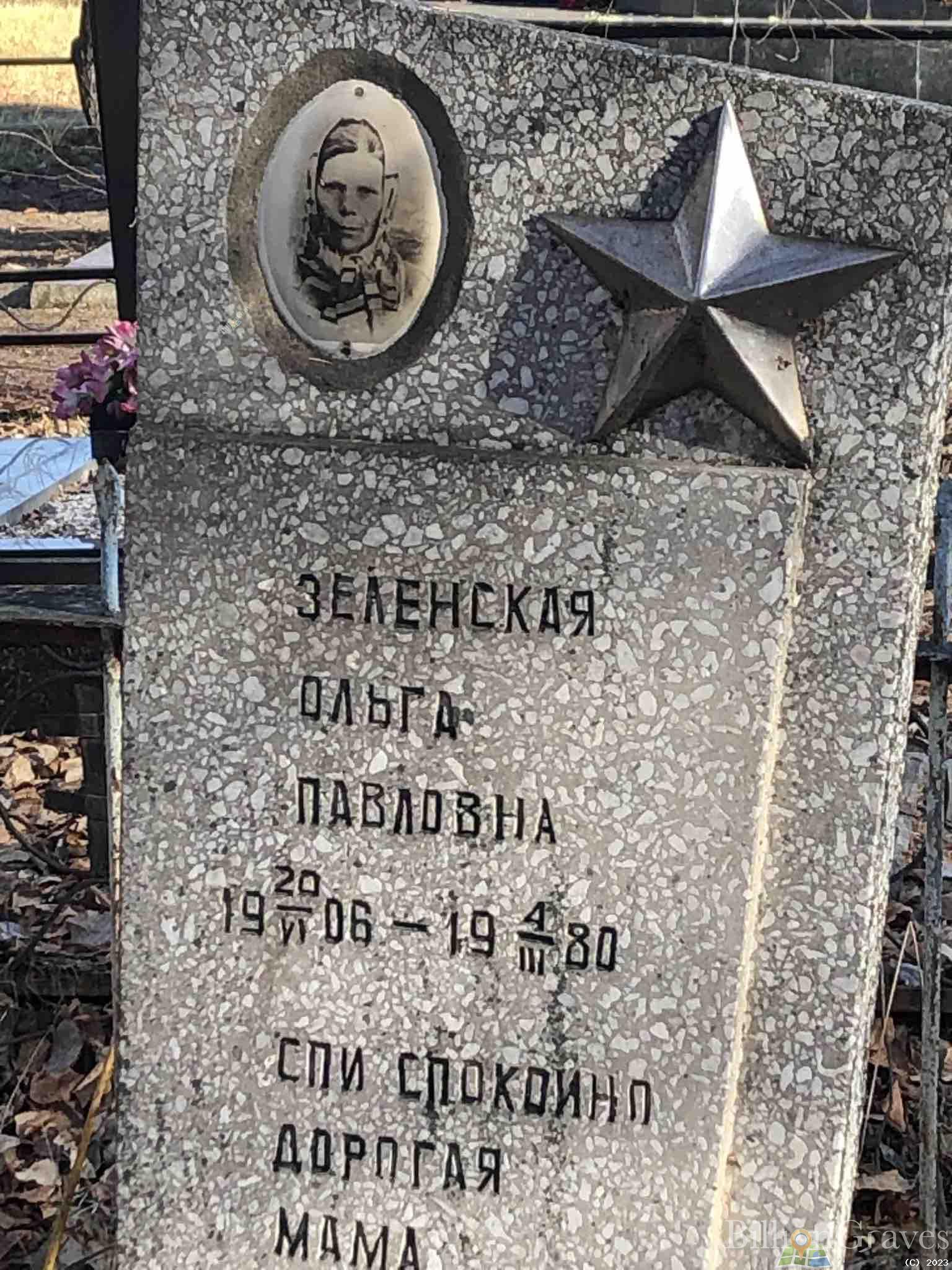 Зеленская Ольга Павловна