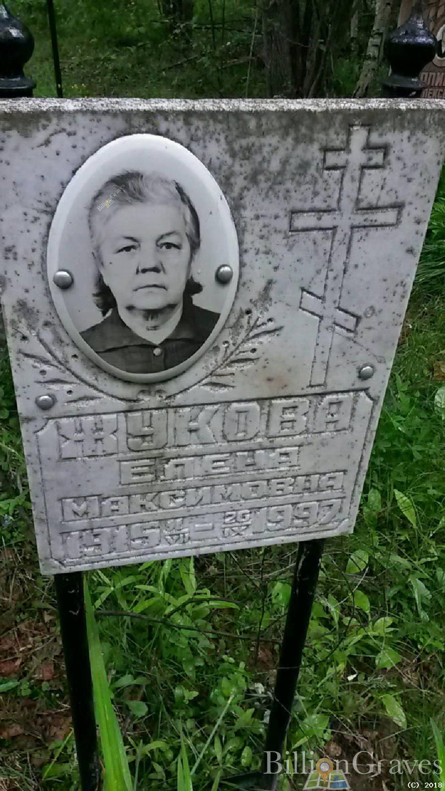 Жукова Елена Максимовна