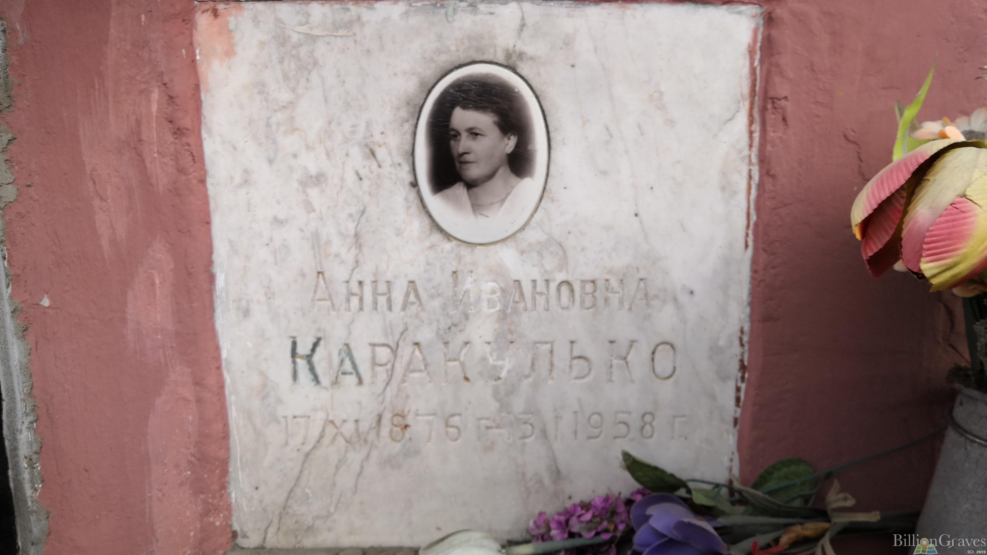 Каракулько Анна Ивановна