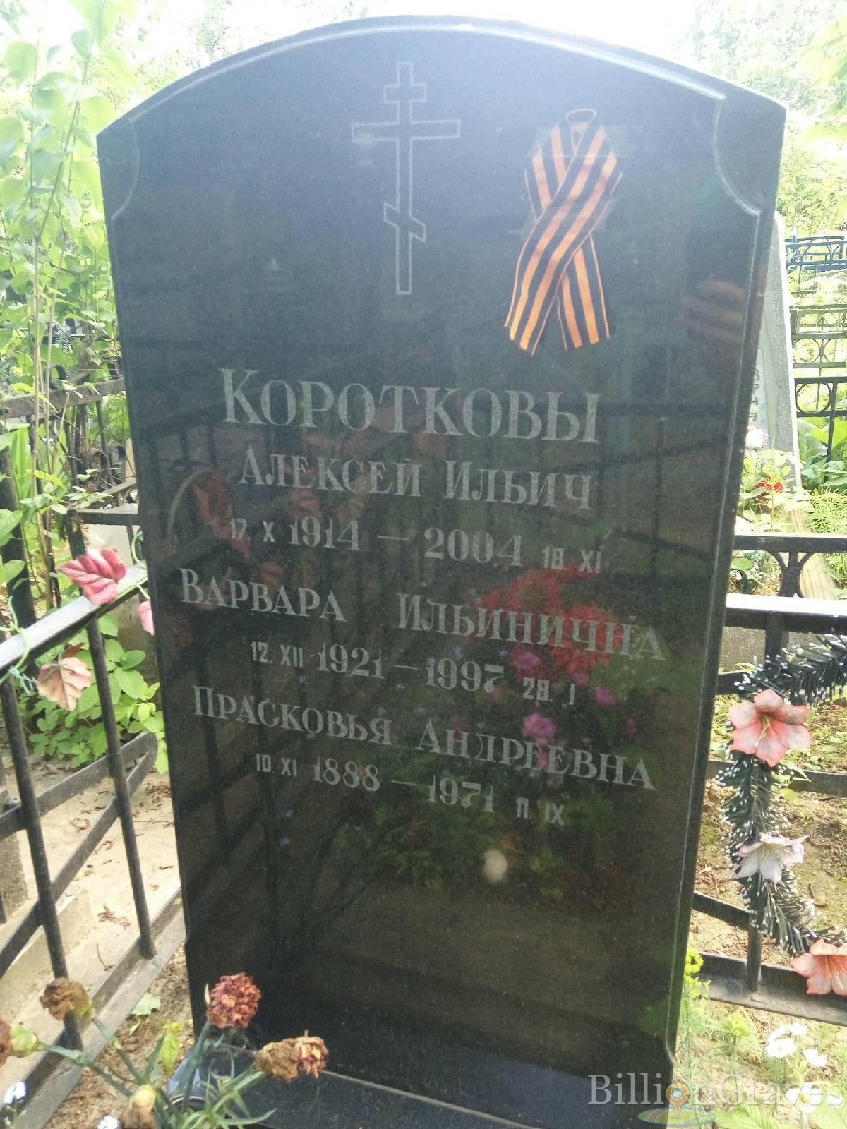 Короткова Прасковья Андреевна