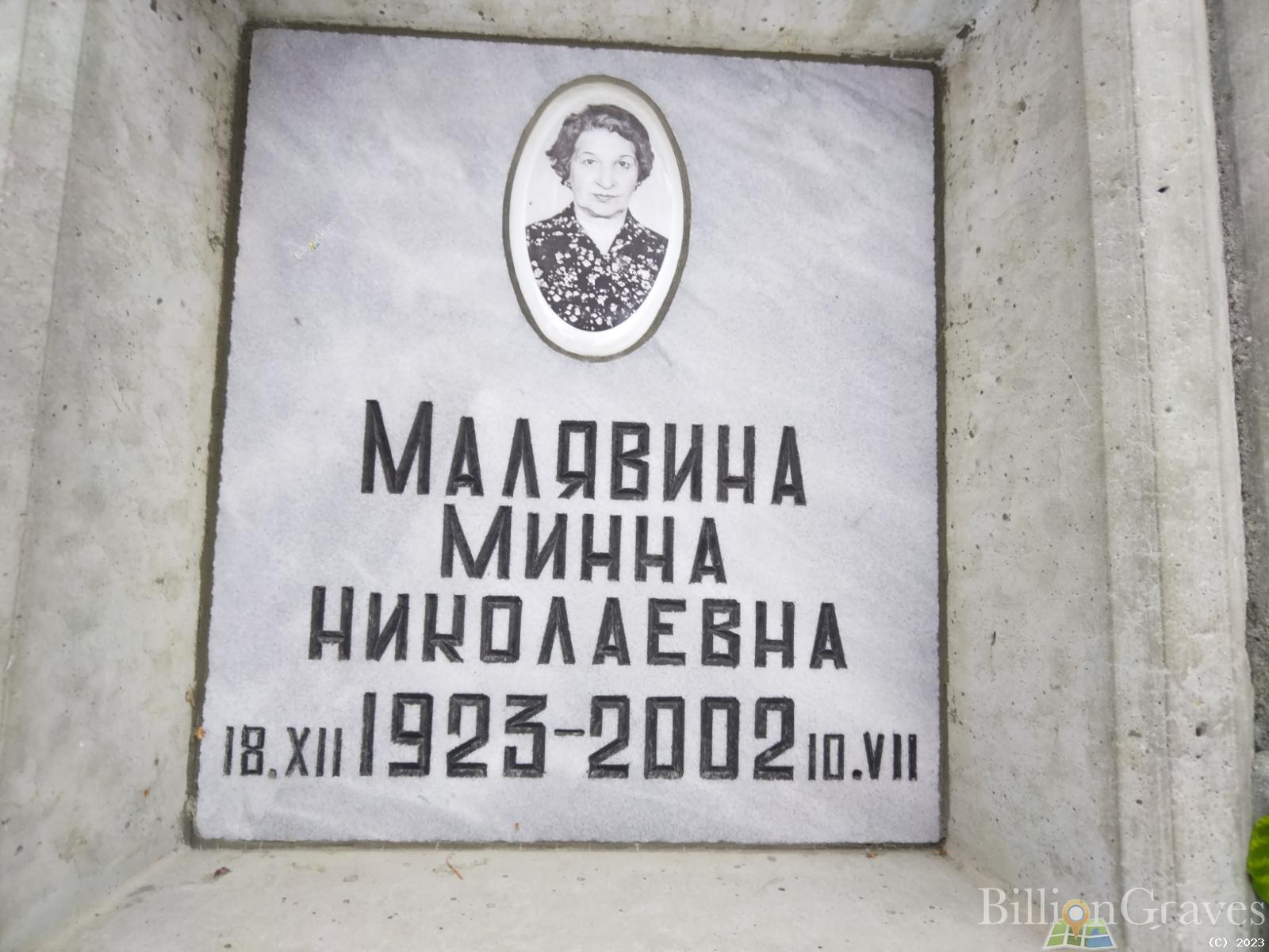 Малявина Минна Николаевна