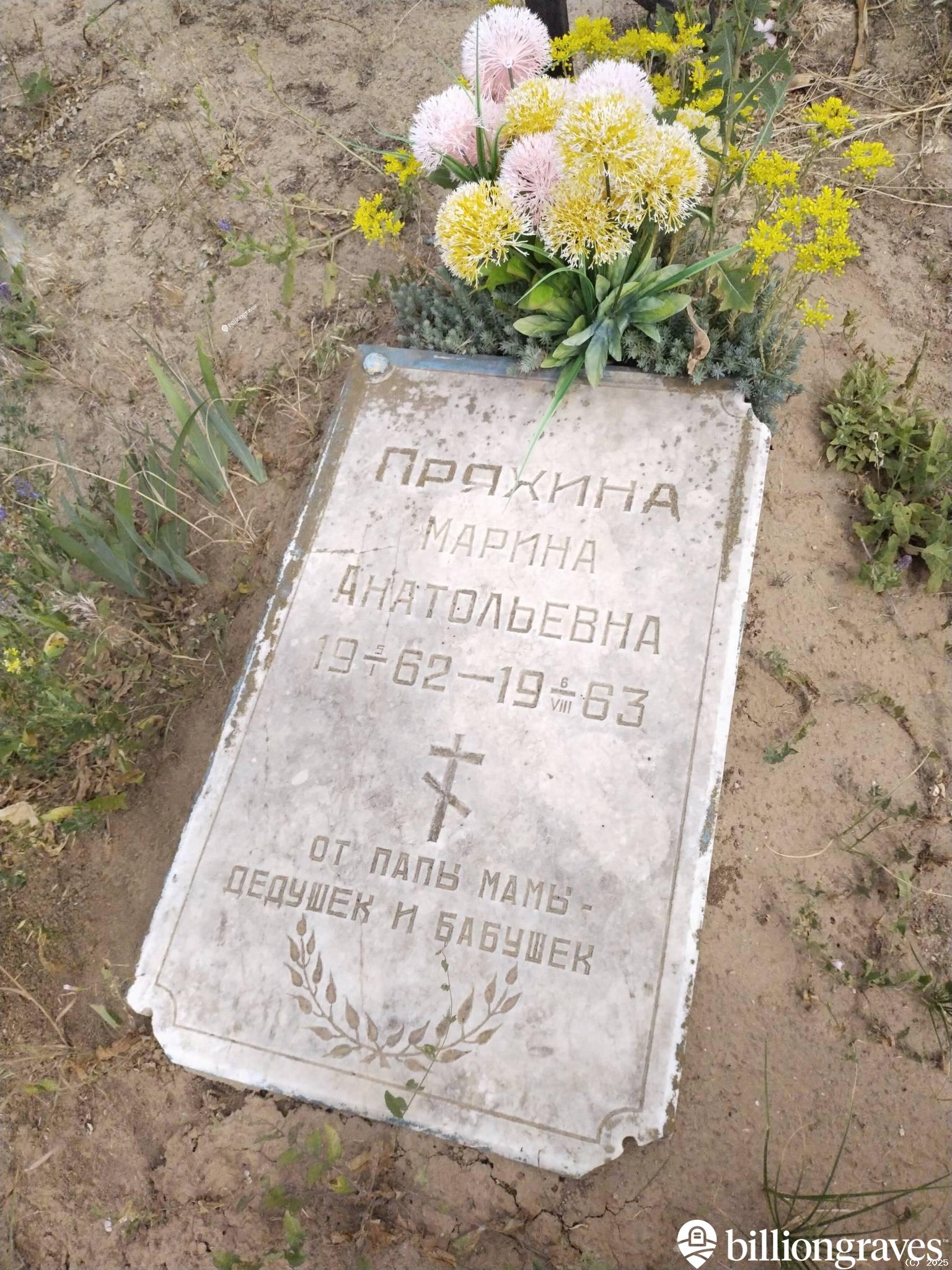 Пряхина Марина Анатольевна