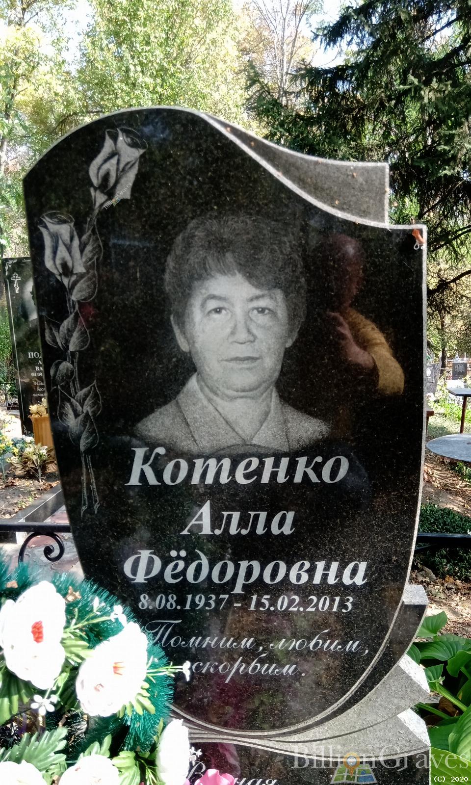 Котенко Алла Федоровна