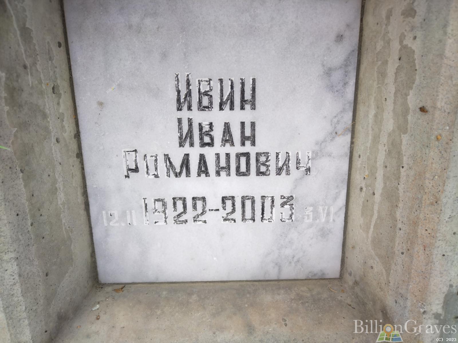 Ивин Иван Романович