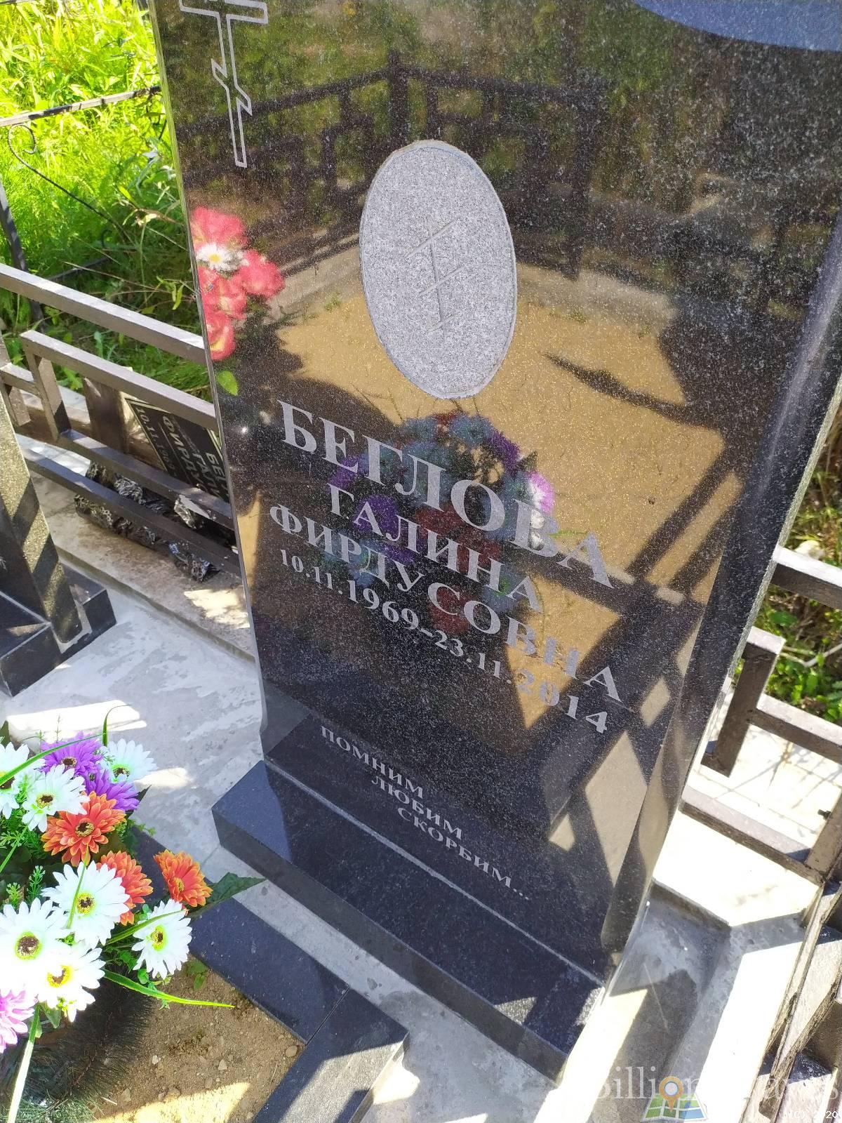 Беглова Галина Фирдусовна