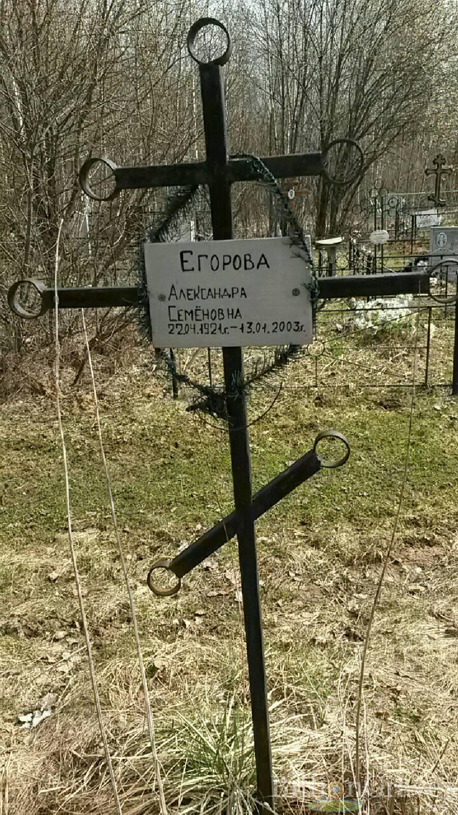 Егорова Александра Семёновна