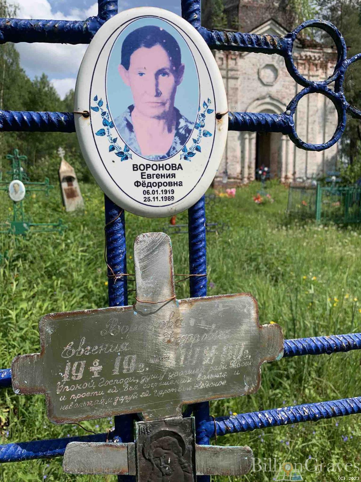 Воронова Евгения Фёдоровна