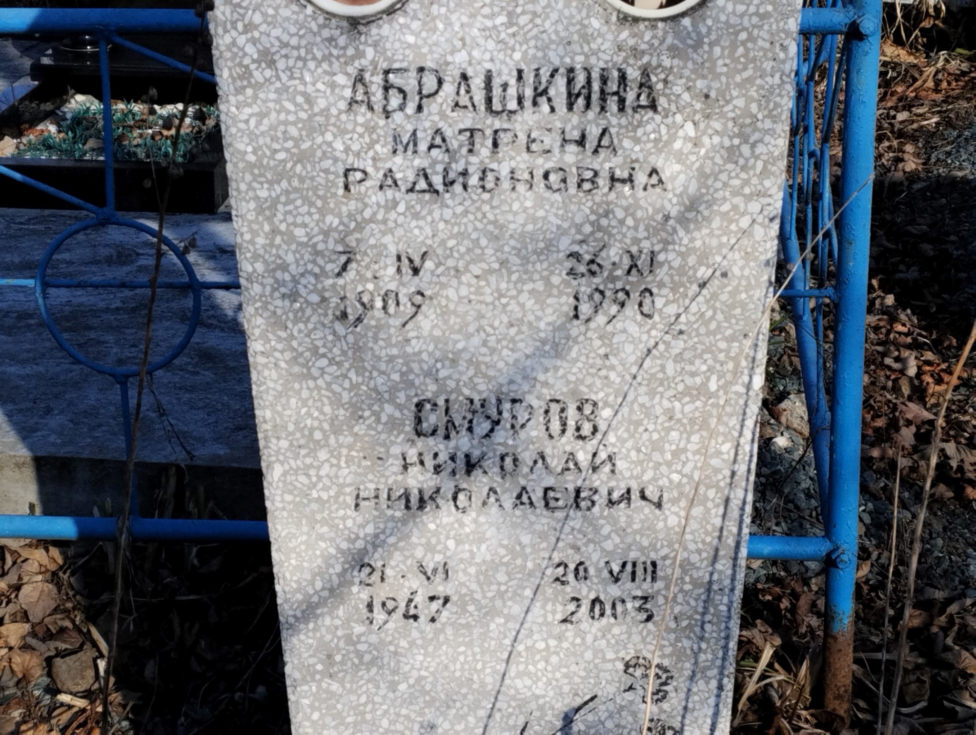 Абрашкина Матрена Радионовна