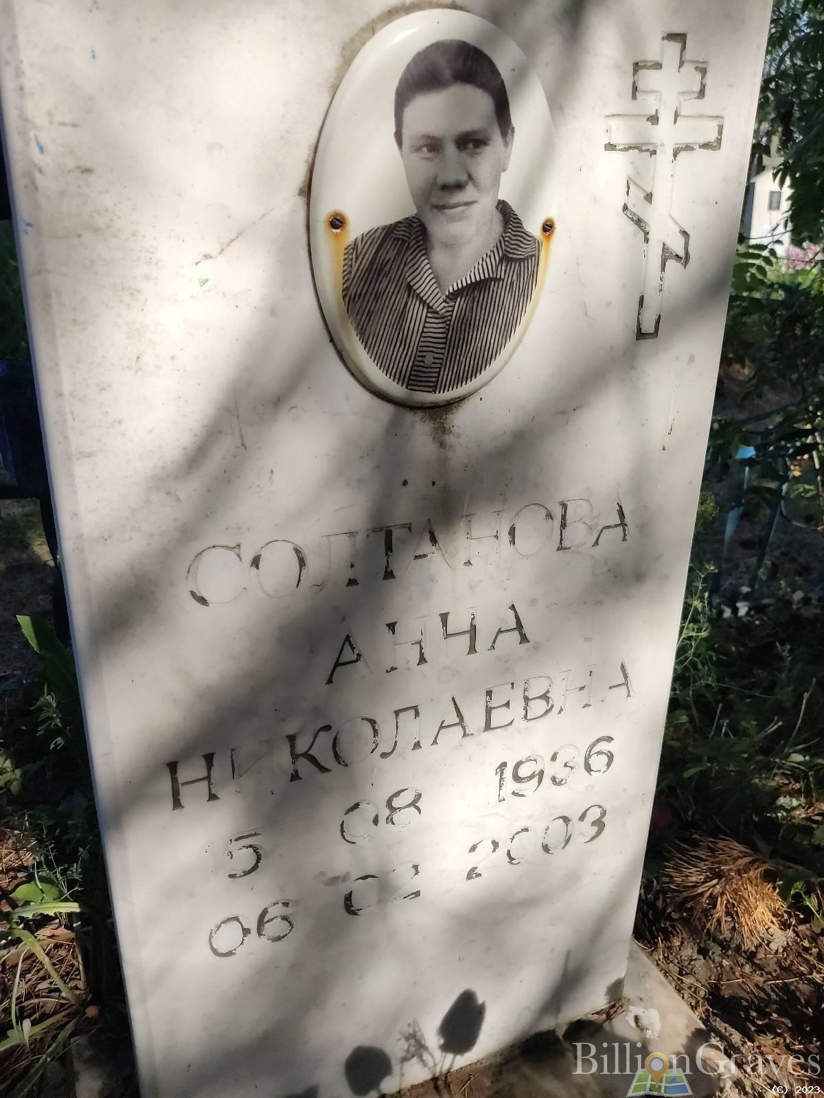 Солтанова Анна Николаевна
