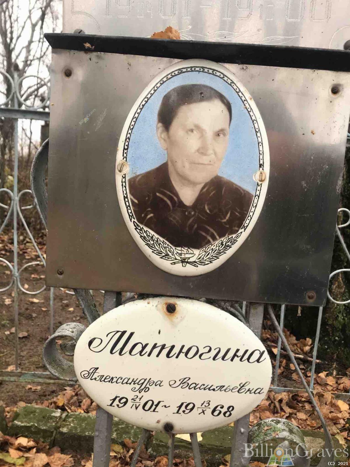 Матюгина Александра Васильевна