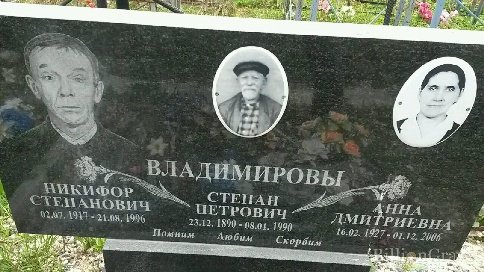 Владимирова Анна Дмитриевна