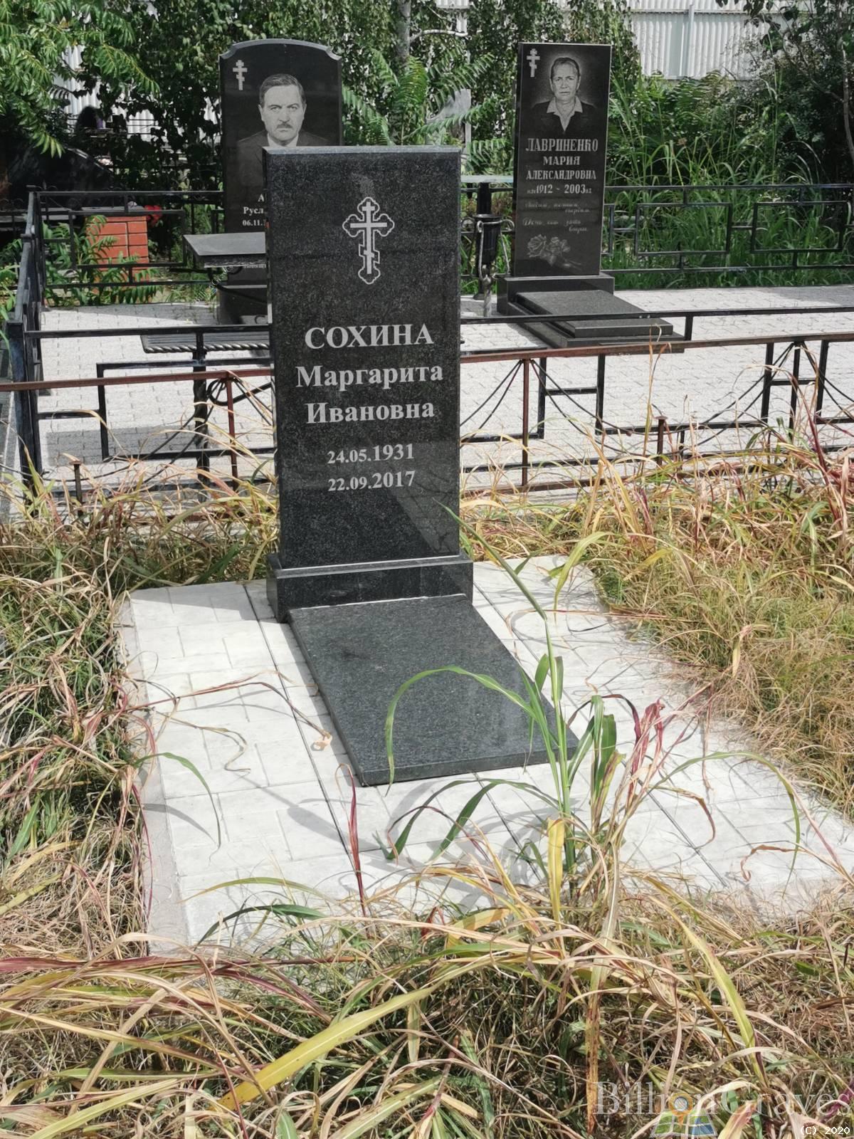 Сохина Маргарита Ивановна