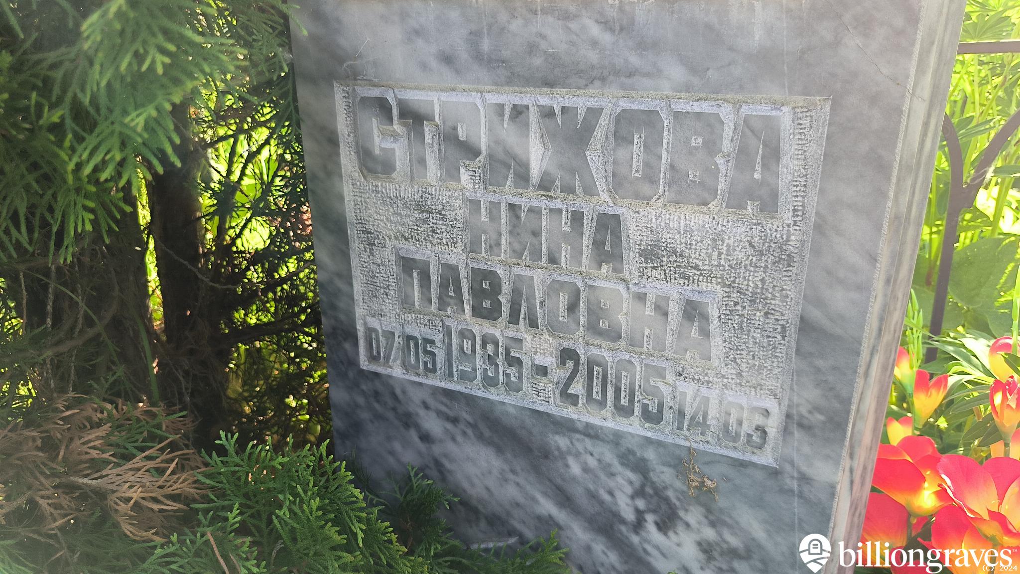 Стрижова Нина Павловна