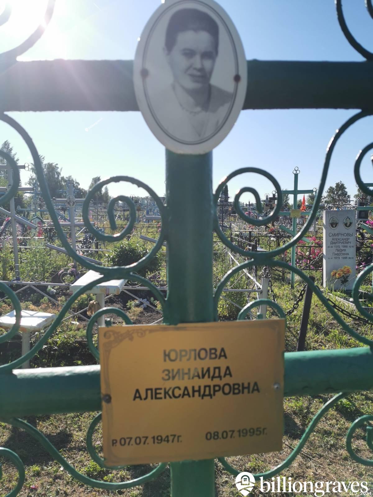 Юрлова Зинаида Александровна