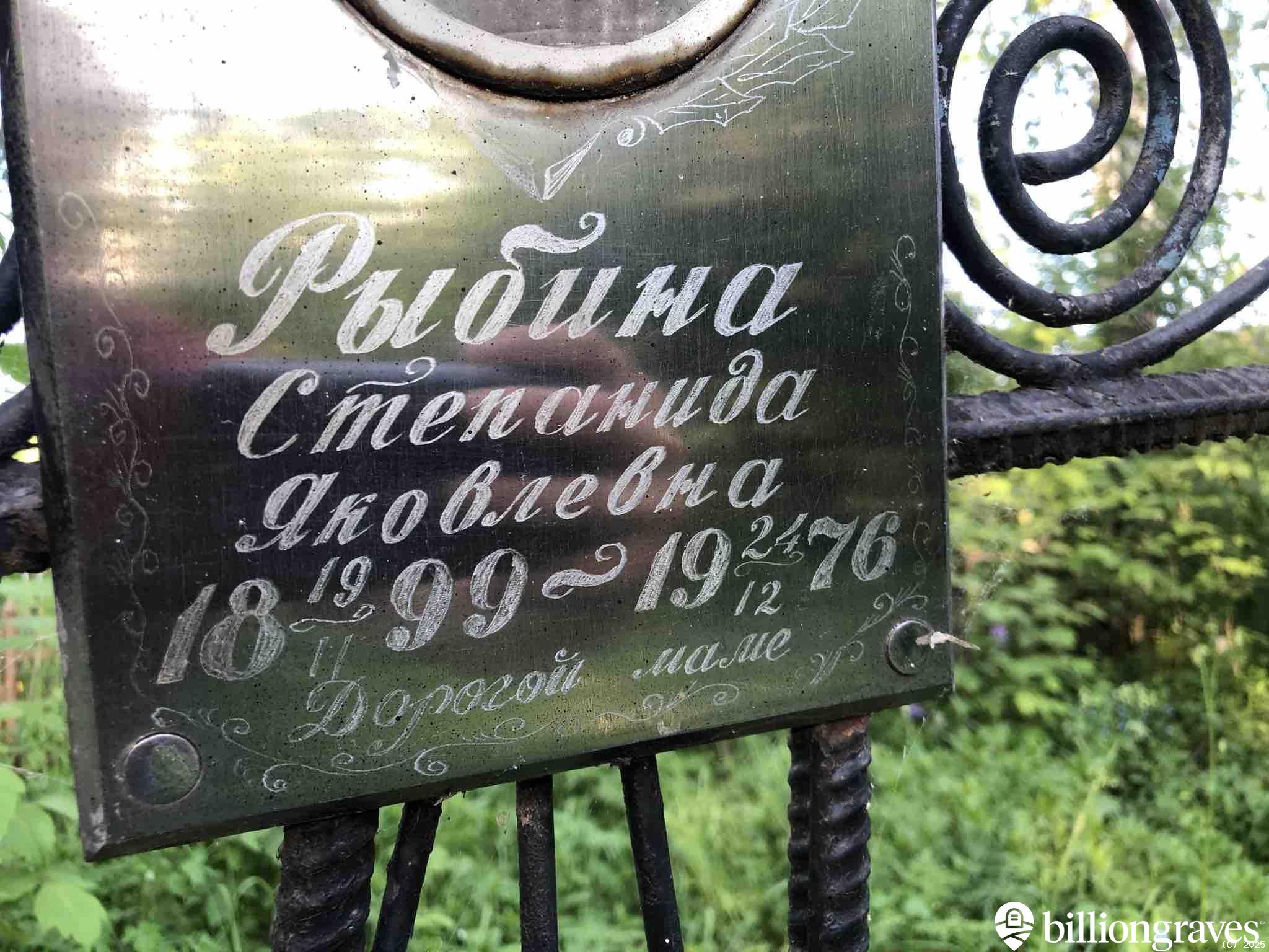 Рыбина Степанида Яковлевна