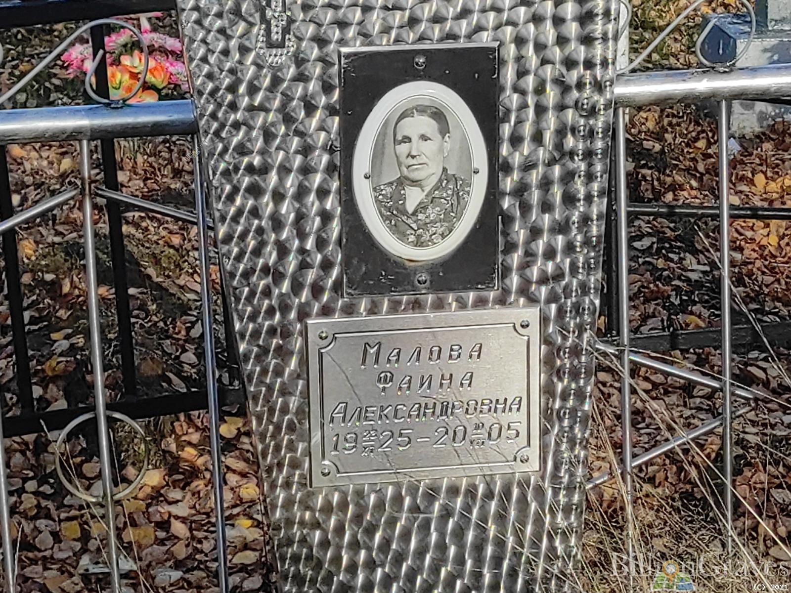 Малова Фаина Александровна