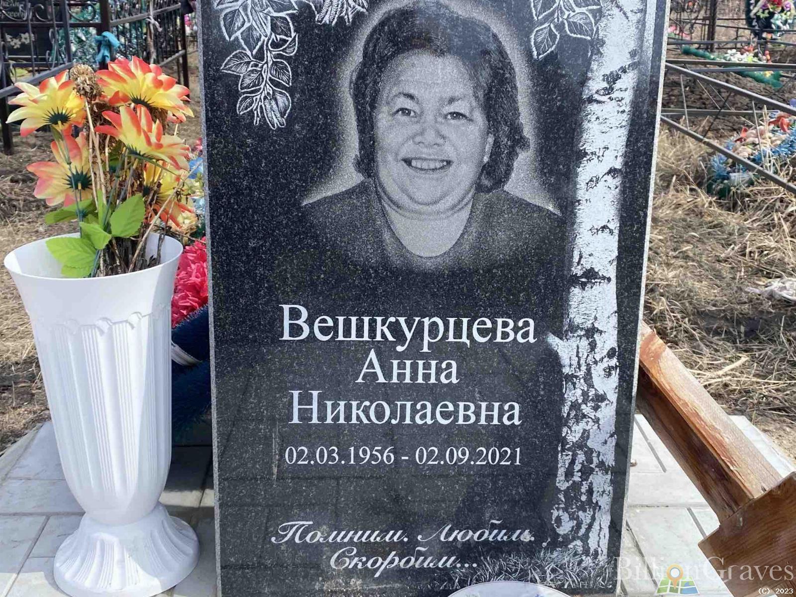 Вешкурцева Анна Николаевна