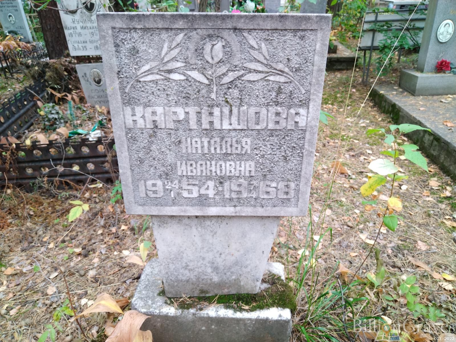 Карташова Наталья Ивановна