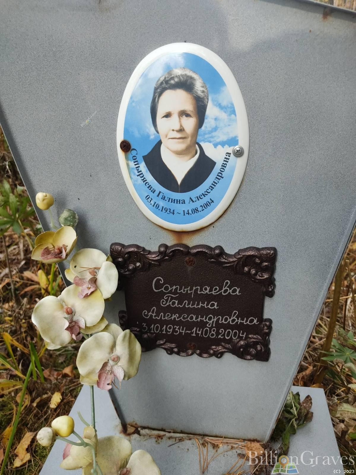 Сопыряева Галина Александровна