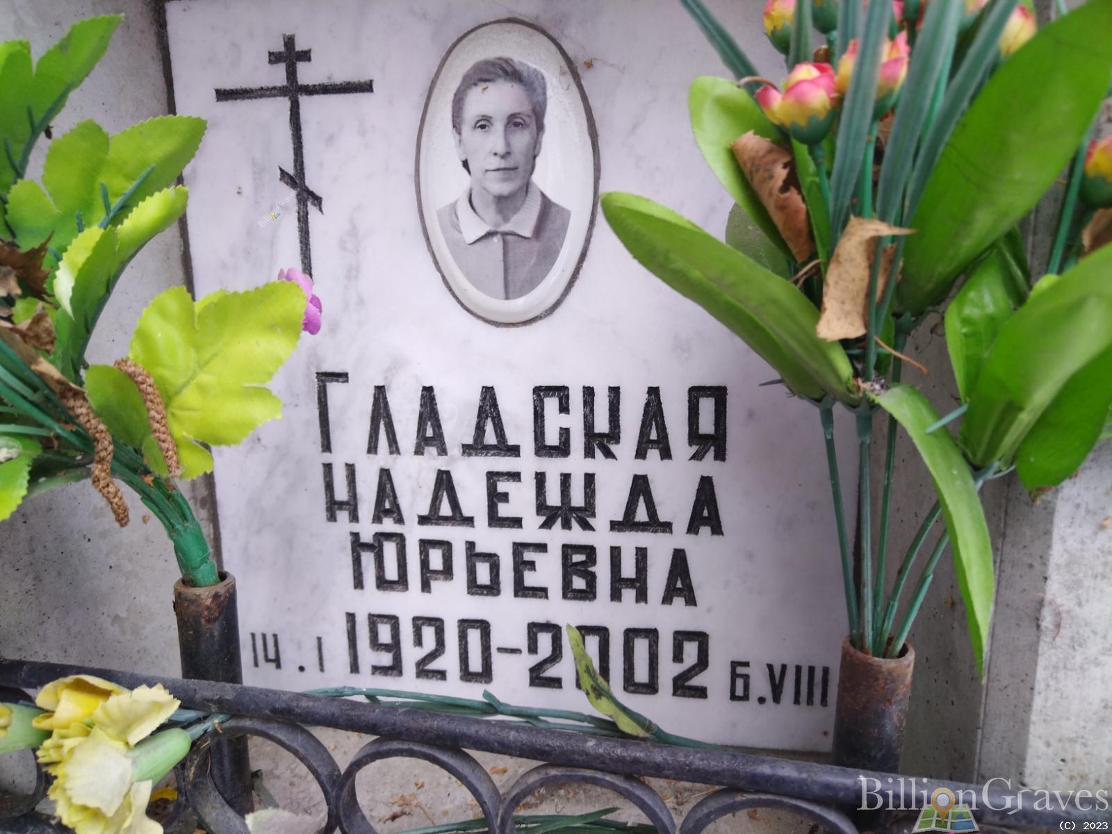 Гладская Надежда Юрьевна