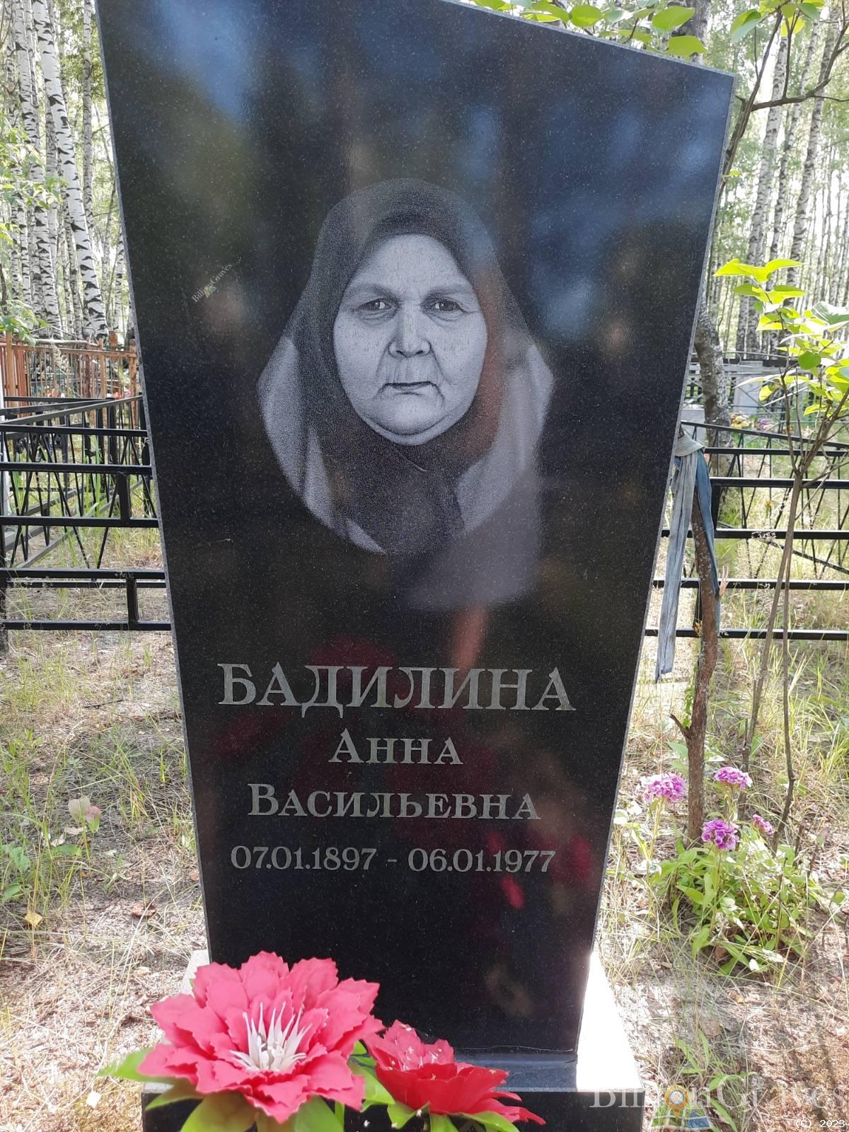 Бадилина Анна Васильевна