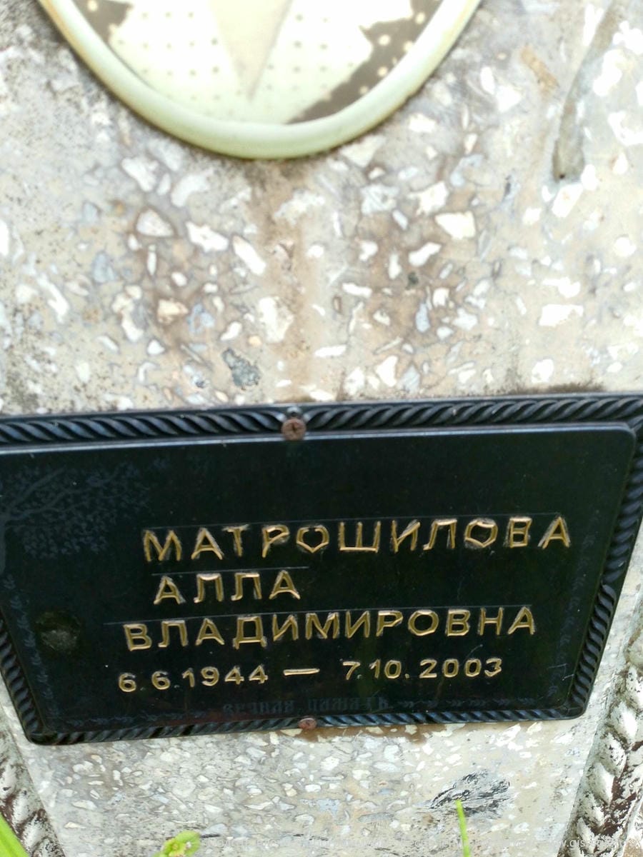 Матрошилова Алла Владимировна