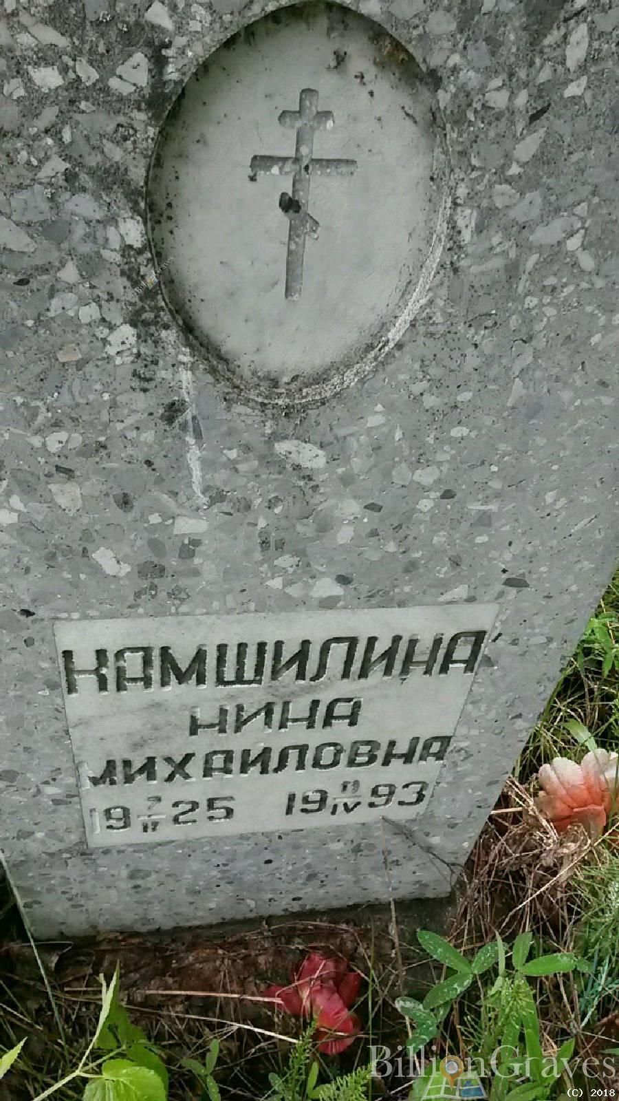 Камшилина Нина Михайловна