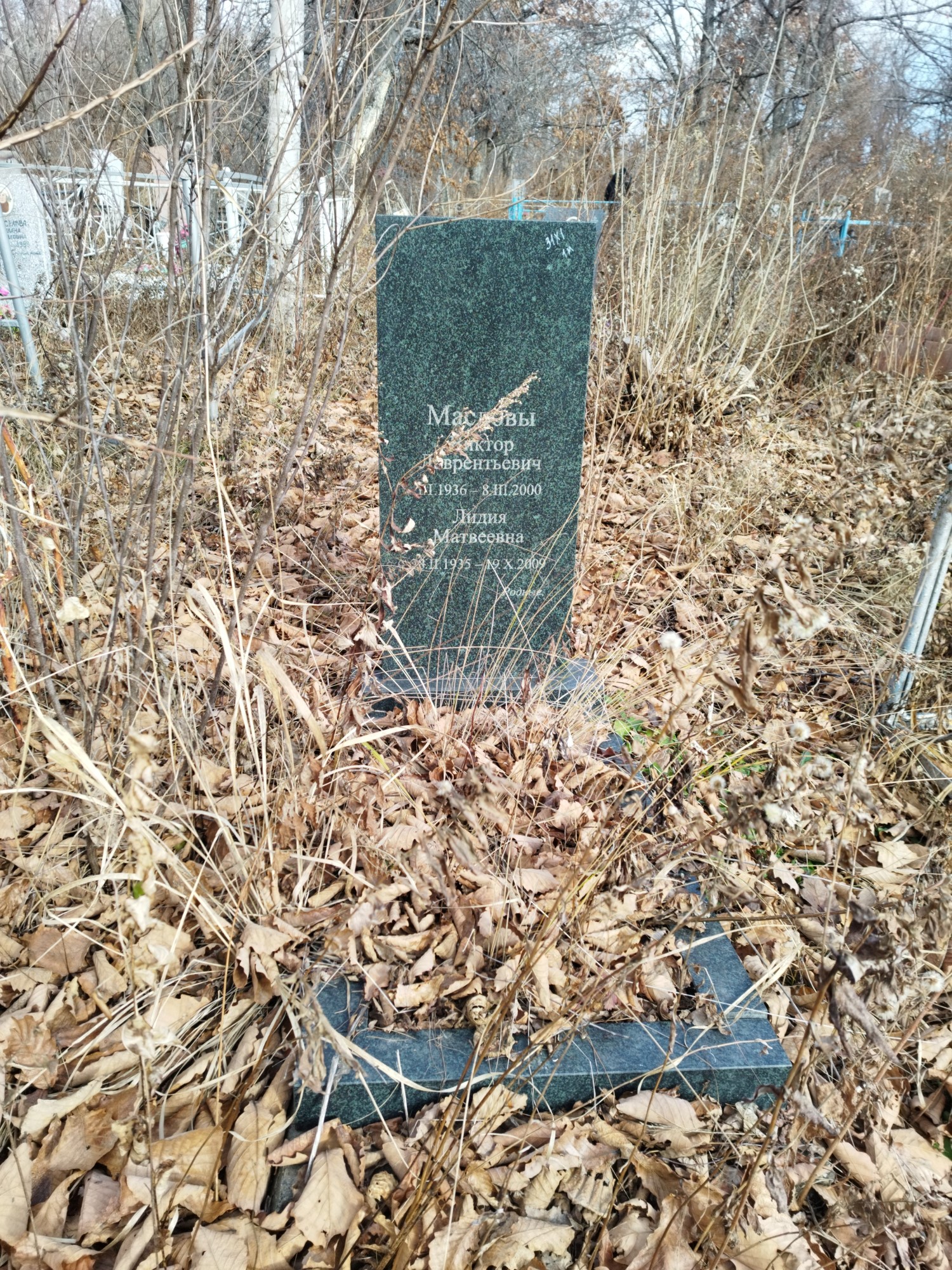 Маслов Виктор Лаврентьевич