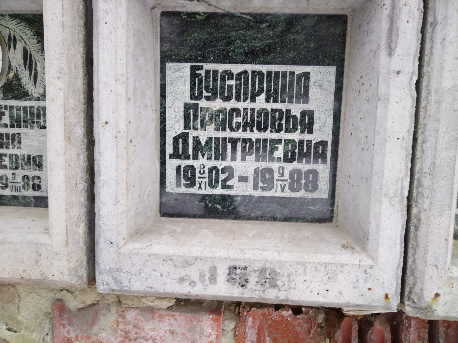 Бусорина Прасковья Дмитриевна