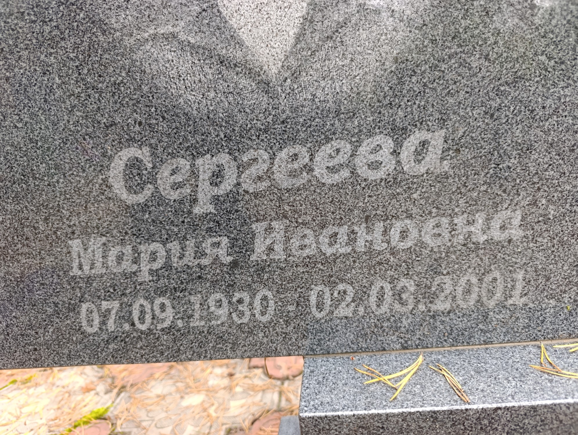 Сергеева Мария Ивановна