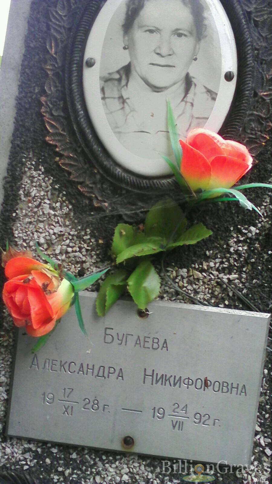 Бугаева Александра Никифоровна