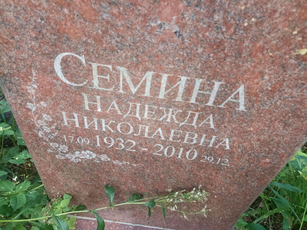 Семина Надежда Николаевна