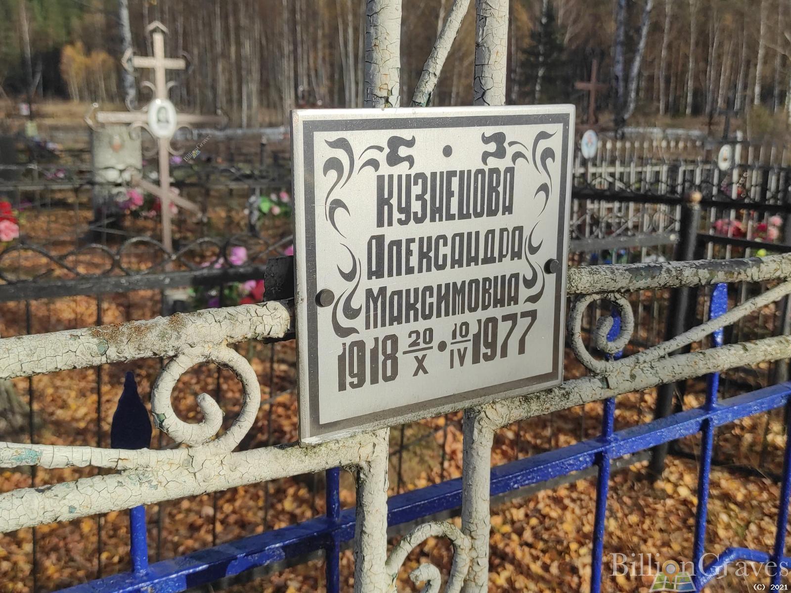 Кузнецова Александра Максимовна
