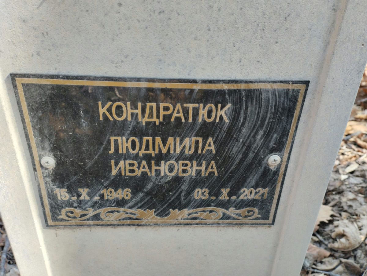 КОНДРАТЮК ЛЮДМИЛА ИВАНОВНА