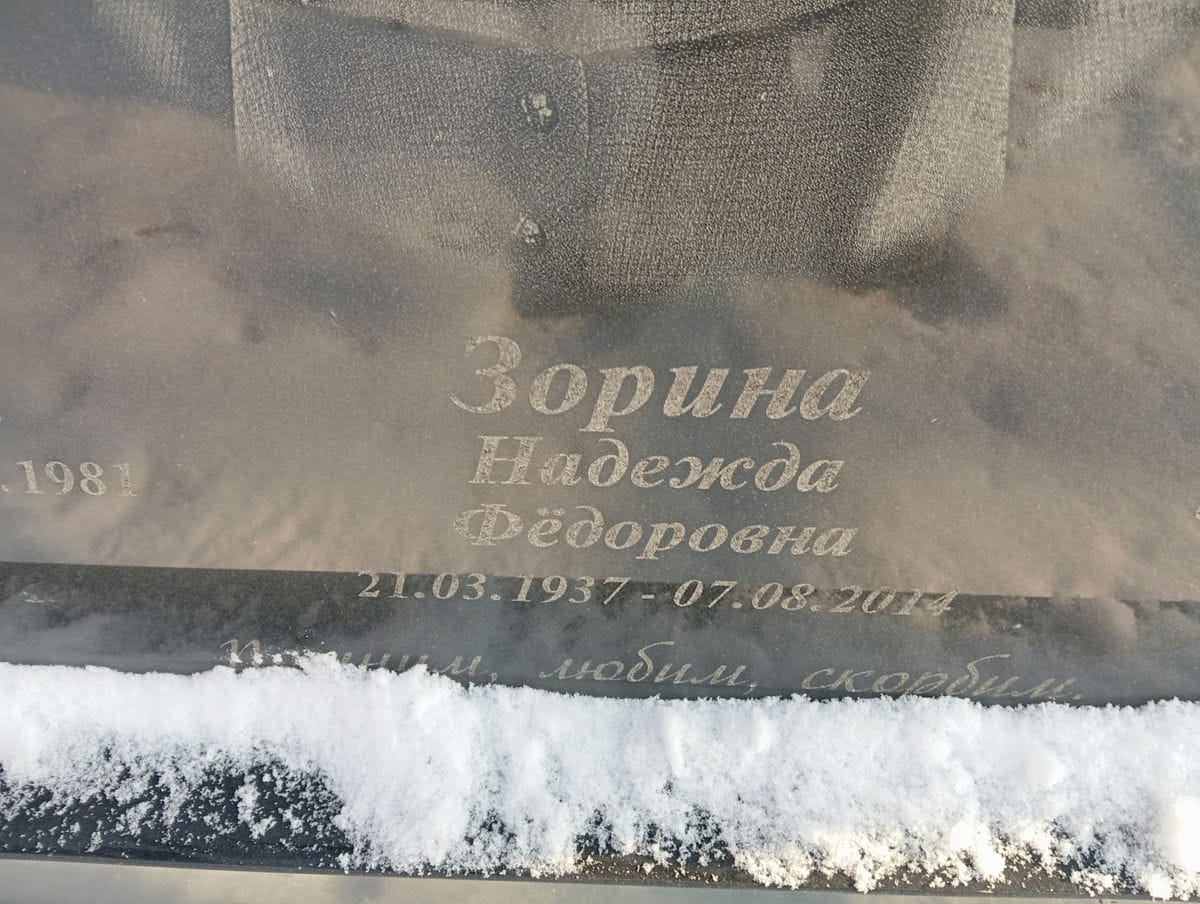 Зорина Надежда Федоровна