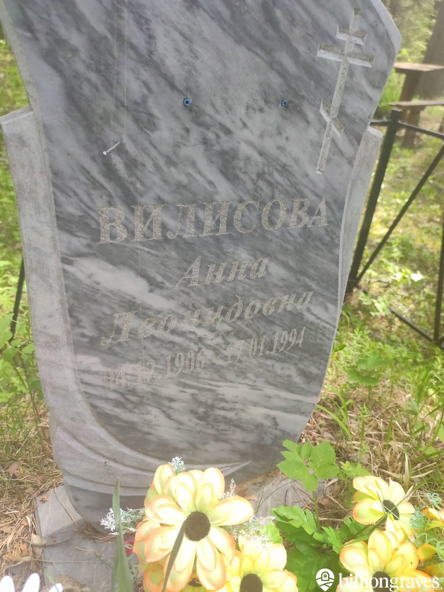 Вилисова Анна Леонидовна