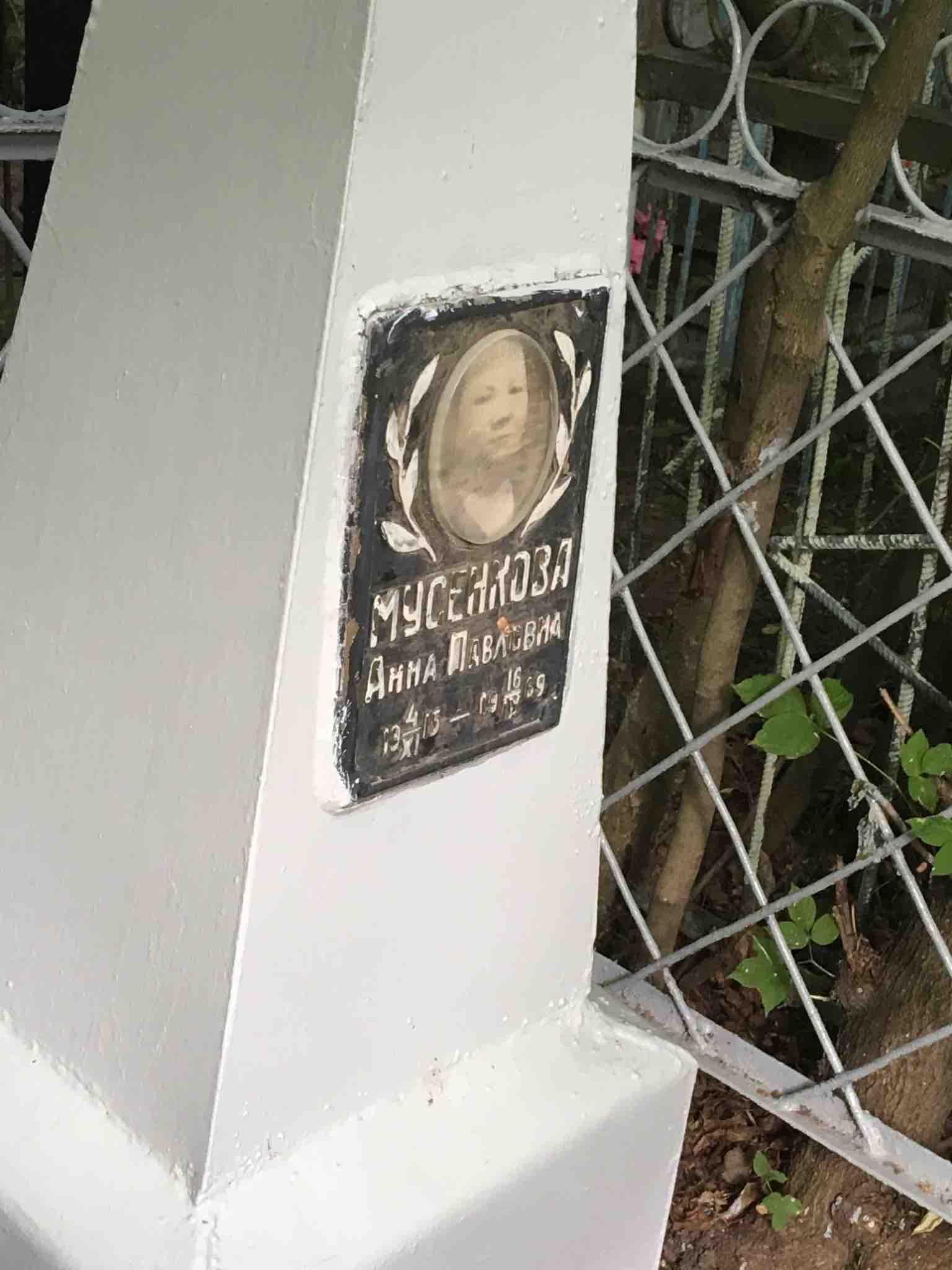 Мусенкова Анна Павловна