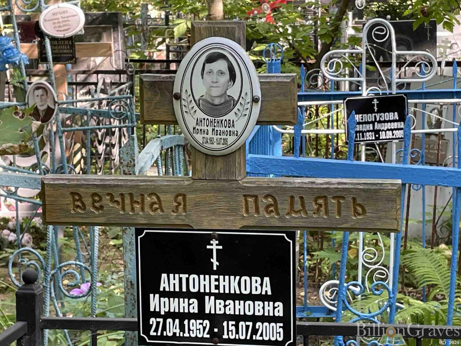 Антоненкова Ирина Ивановна