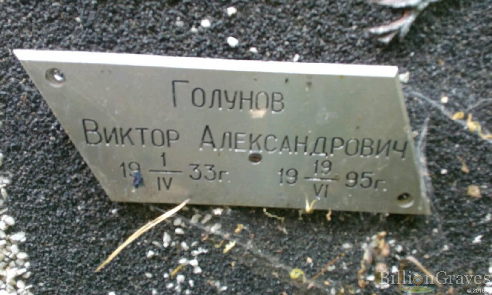 Голунов Виктор Александрович