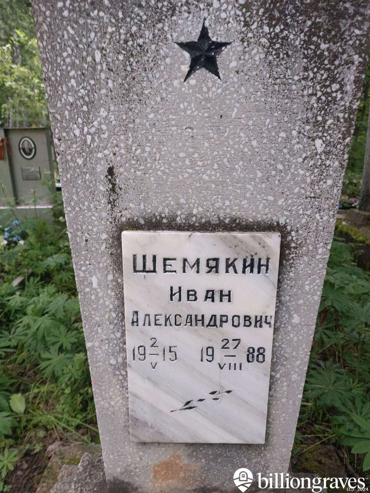 Шемякин Иван Александрович