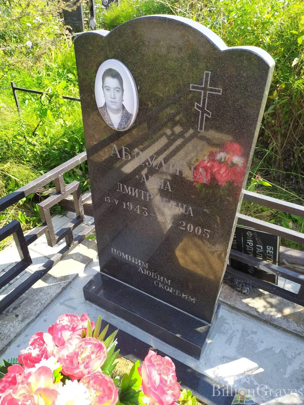 Абдулина Анна Дмитриевна