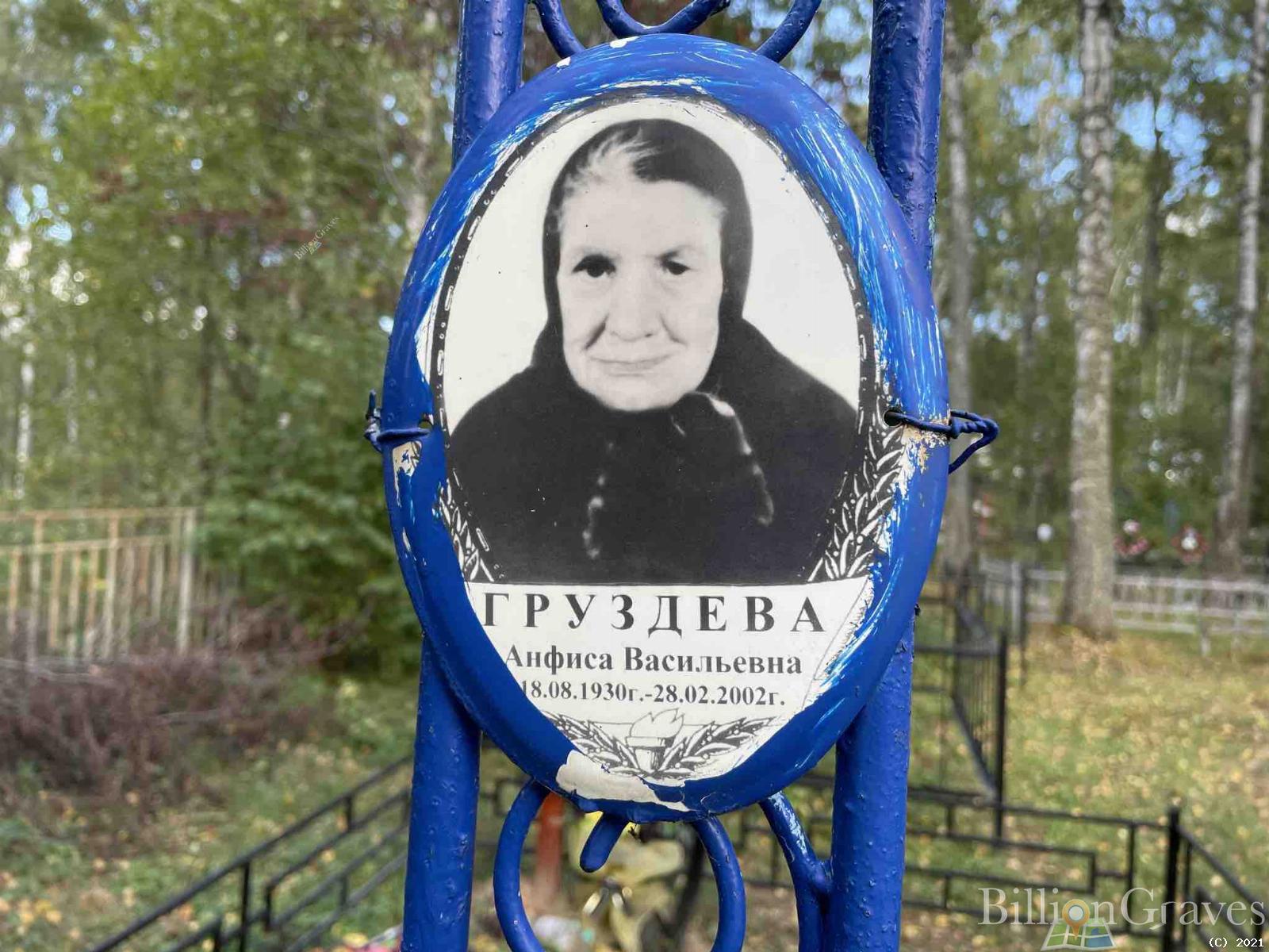 Груздева Анфиса Васильевна
