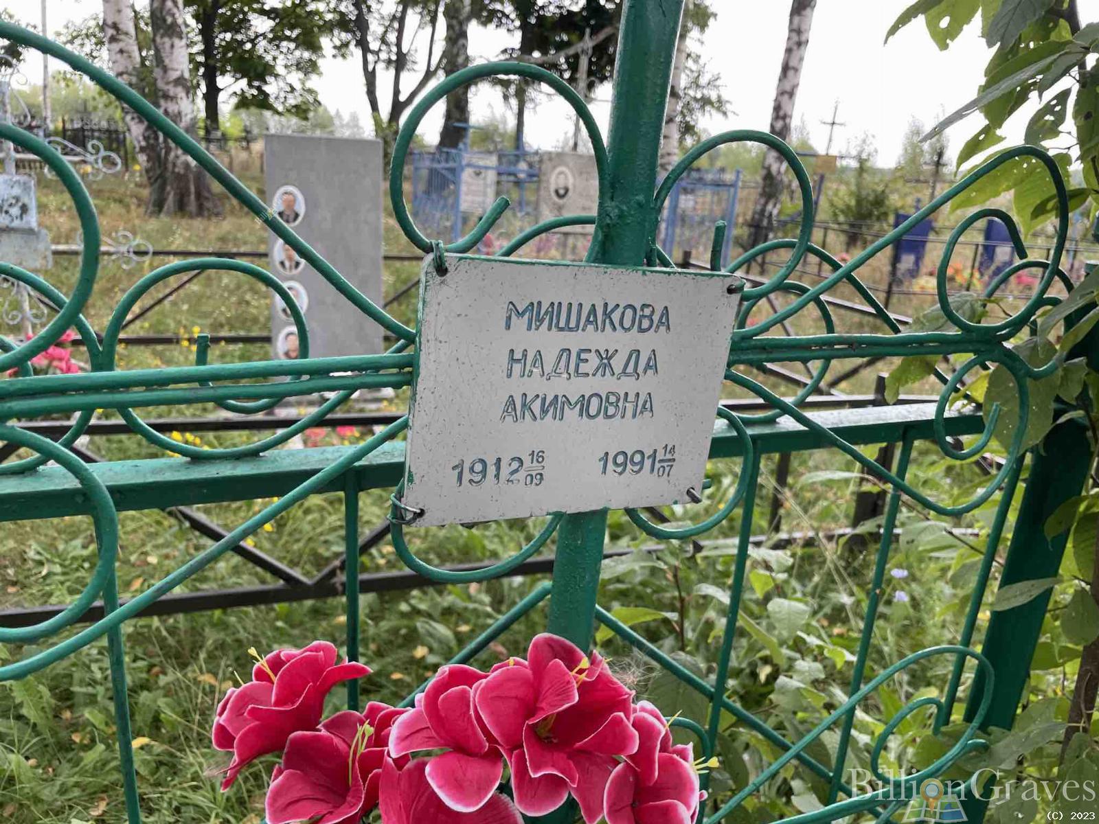 Мишакова Надежда Акимовна